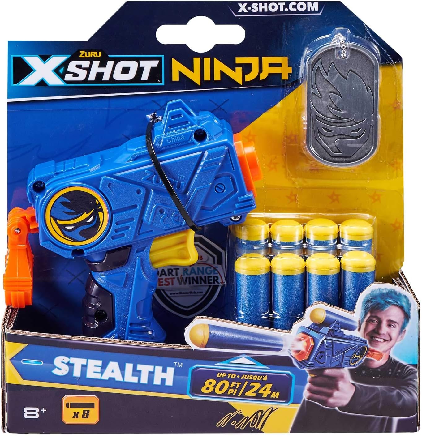 Pistola per blaster con dardi di gommapiuma