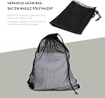 ROOTS Packing Cubes For Luggage With Laundry Bag – Set of Five to Better Organize Your Travel Suitcase, with Mesh Ventilation, Zippered, Made from Recycled Nylon – Black