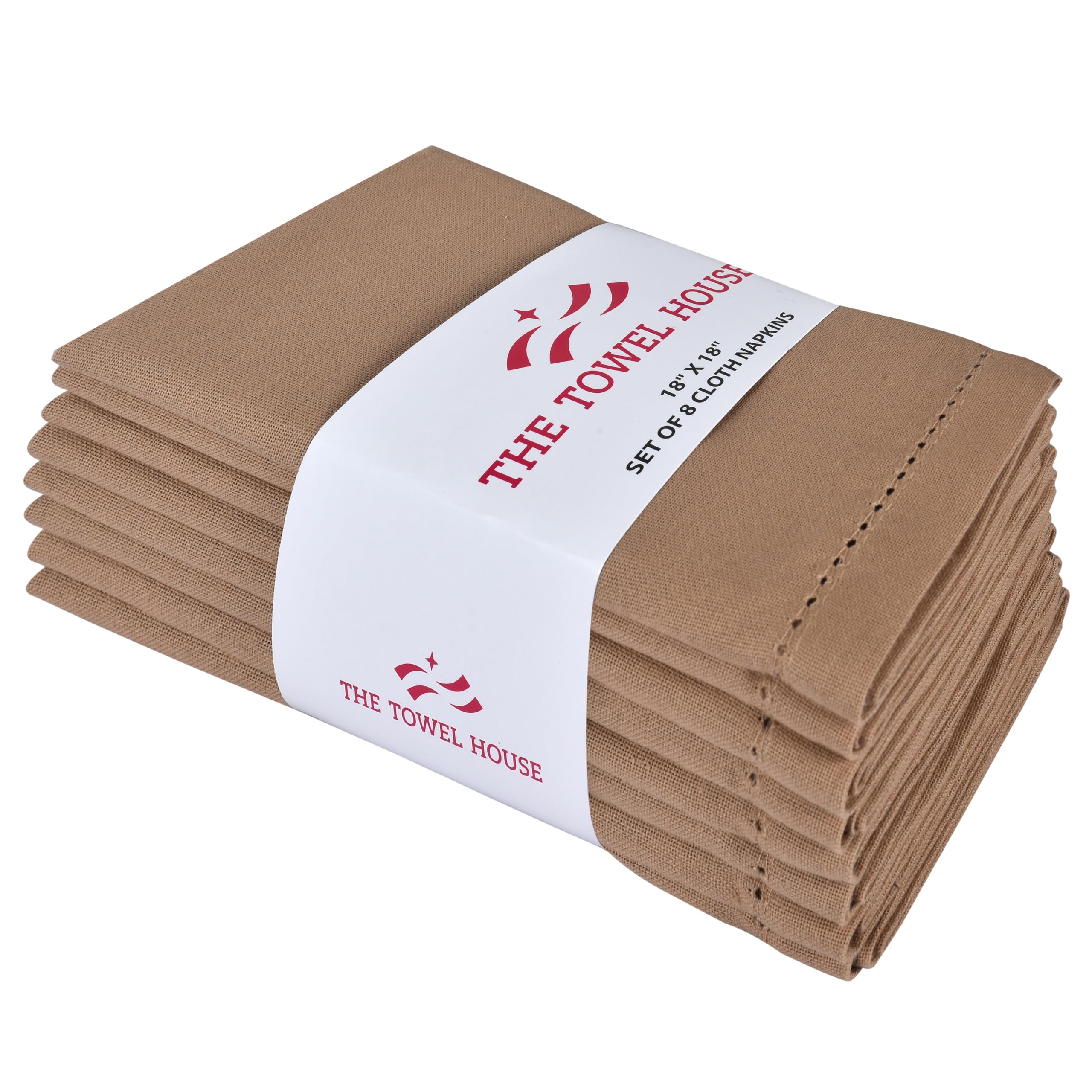 Servilletas de cena 100 % algodón de primera calidad, dobladillo clásico, esquinas ingletadas, altamente absorbentes, duraderas, servilletas de tela reutilizables para comedor, bodas,