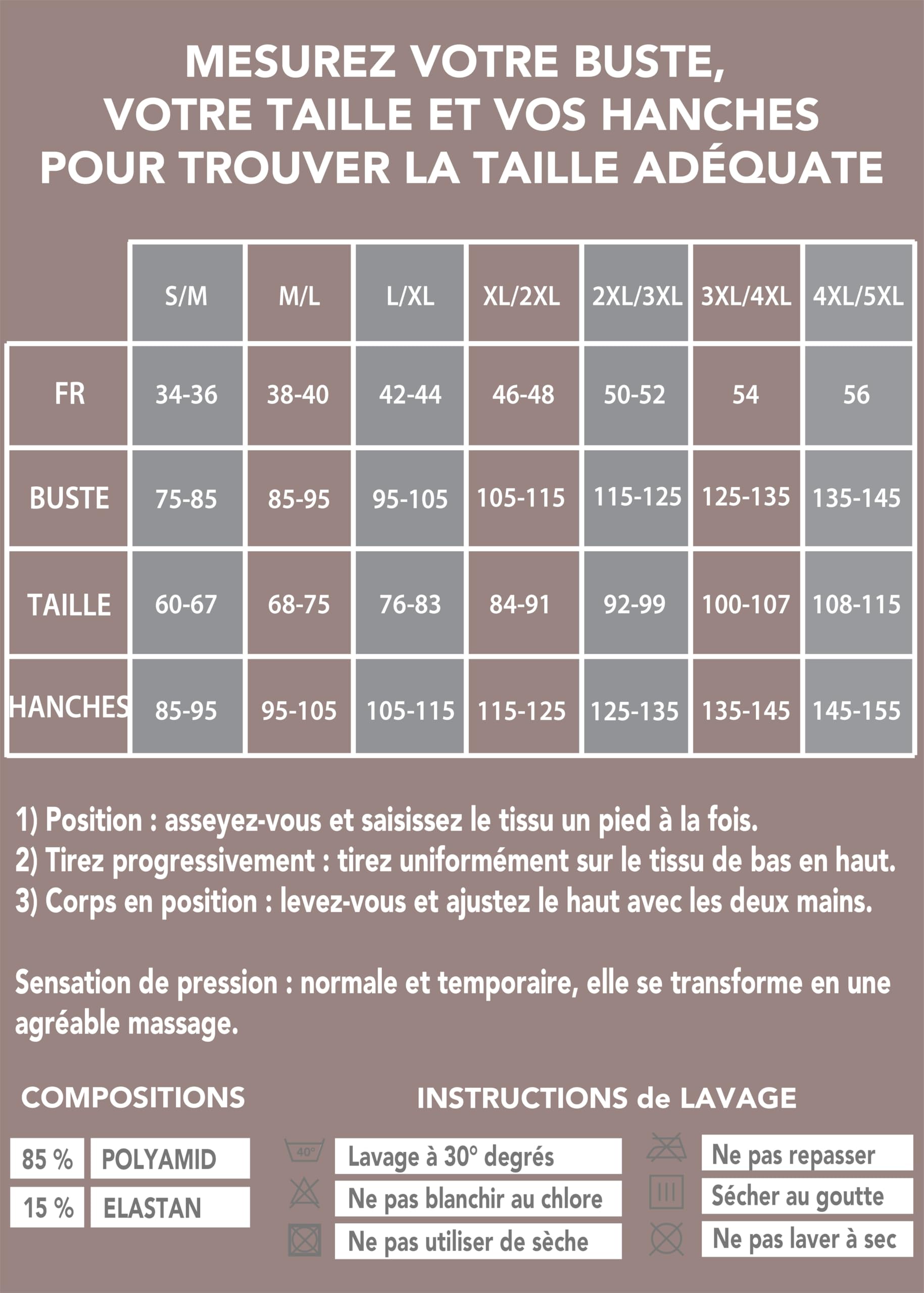 Short Gainant Femme Ventre Plat - Legging Anti-Cellulite, Panty Gainant Invisible, Gaine Amincissante en Microfibre Massante, Gaine Ventre Plat Maintien Fort - Made in Italy