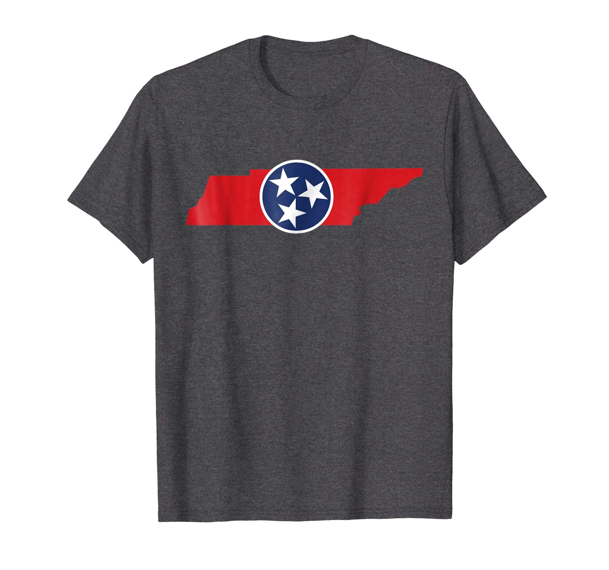 Tennessee Tristar Shirt Flag Nashville Knoxville Memphis Tee
