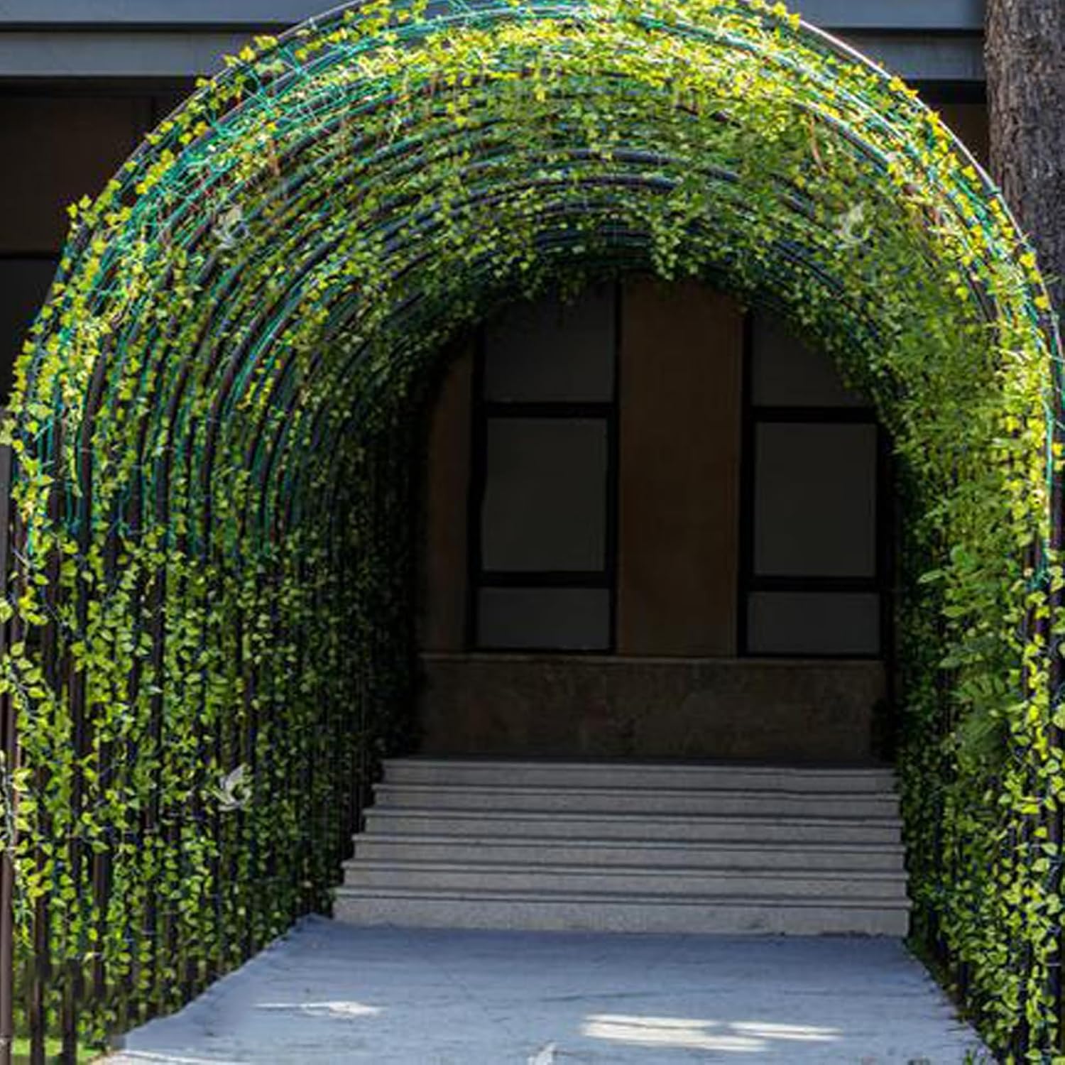 あーち 大型メタルガーデンアーチ、パーゴラアーバー、屋内/屋外ロマンチック