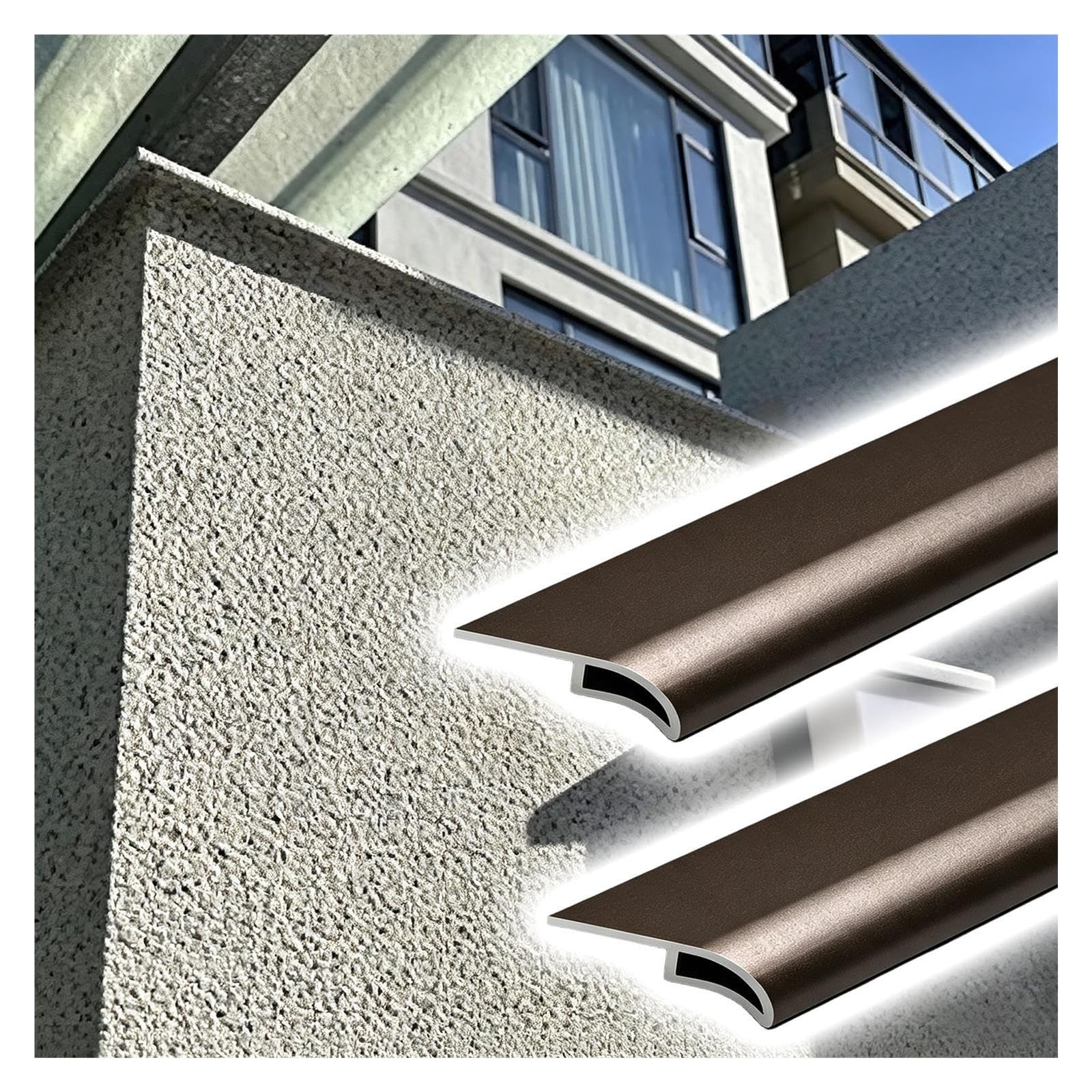 Aluminium Tropfkante Wandanschlussprofil Für Dachtraufe Außenwand