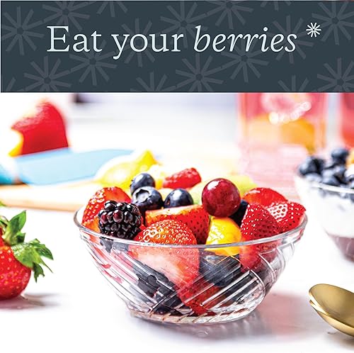 Miniatura 6 de Vikko Cuencos de cristal juego de 12 cuencos decorativos de vidrio para postres dulces preparación de cocina apto para lavavajillas