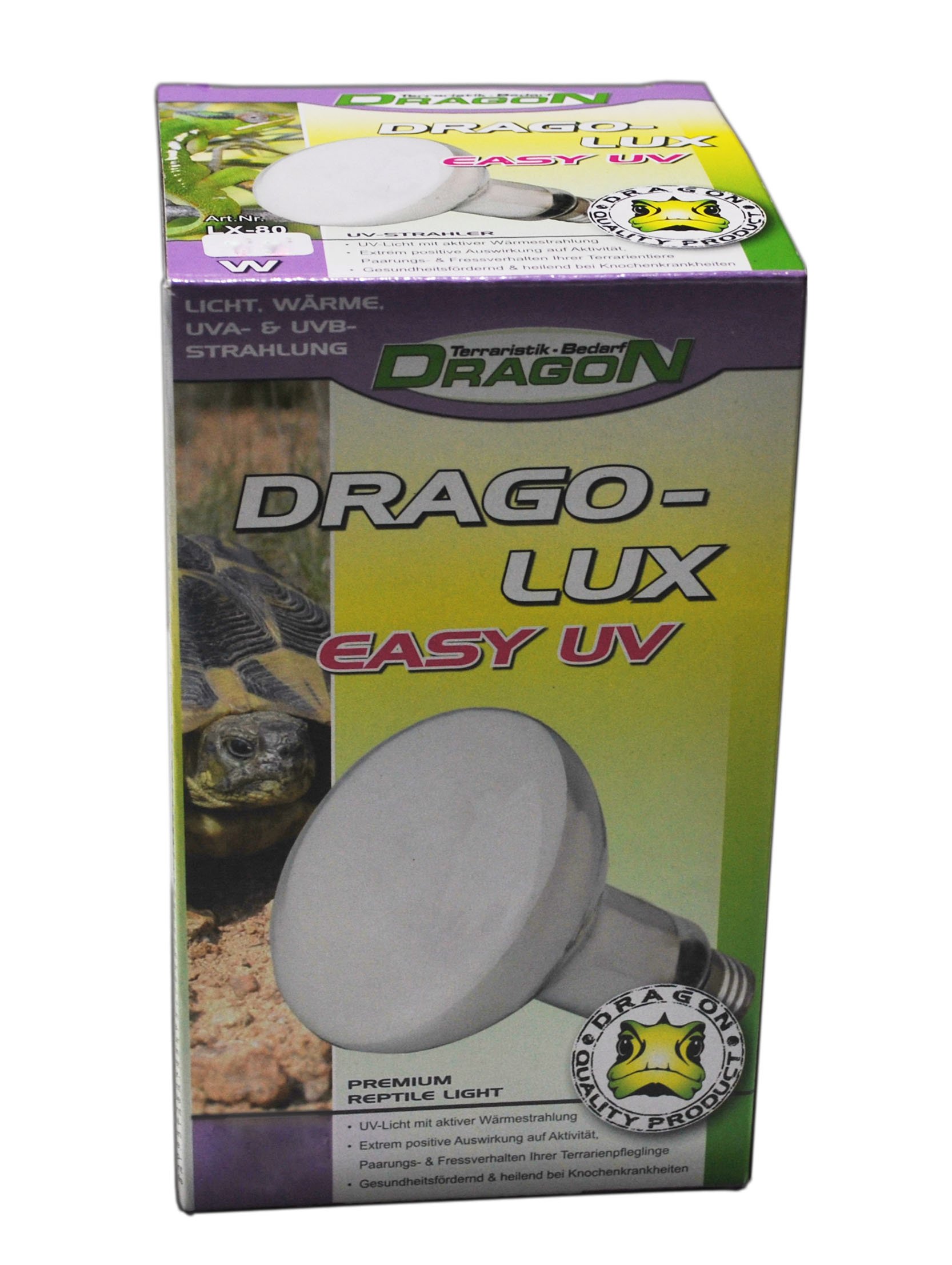 Dragon - DRAGO-LUX UV-Strahler 160w E27 - mit sehr hohen UVA & UVB Anteil