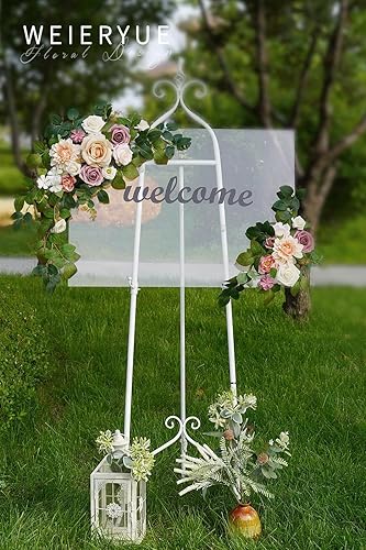 Miniatura 3 de Juego de flores artificiales de seda para centros de mesa, decoración de pasteles, ramos de boda, boutonnieres, decoración del hogar (caramelo