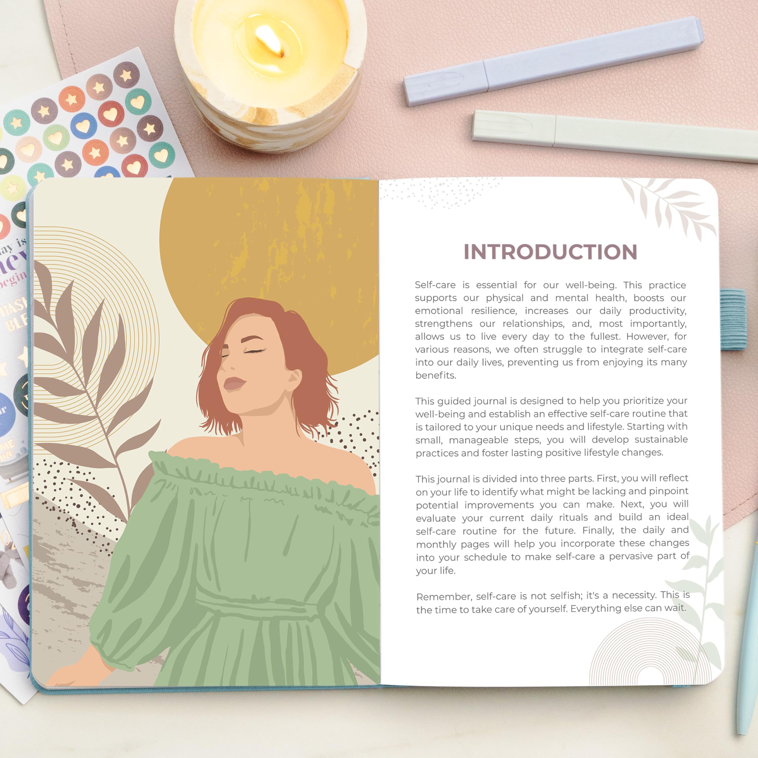 Clever Fox Self-Care Journal Premium, Daily Gratitude & Mental Health Notebook for Women - Image 3