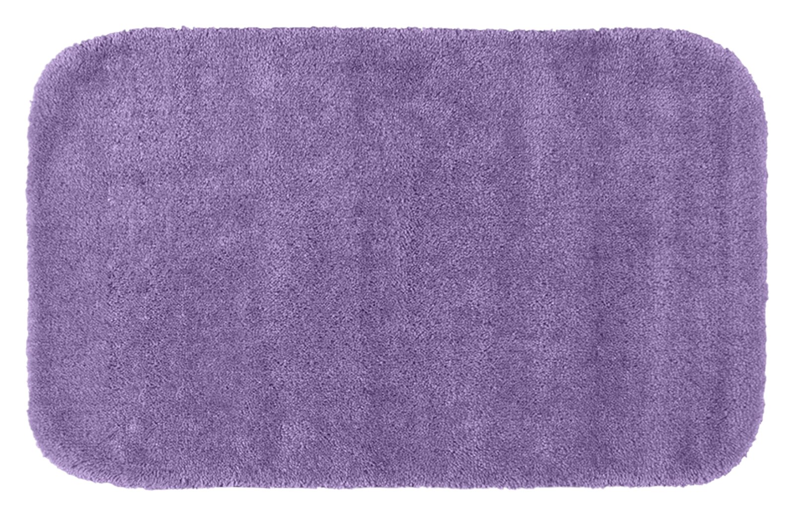 Garland Rug Traditional Plush Washable Nylon Rug, 24-Inch by 40-Inch, Purple