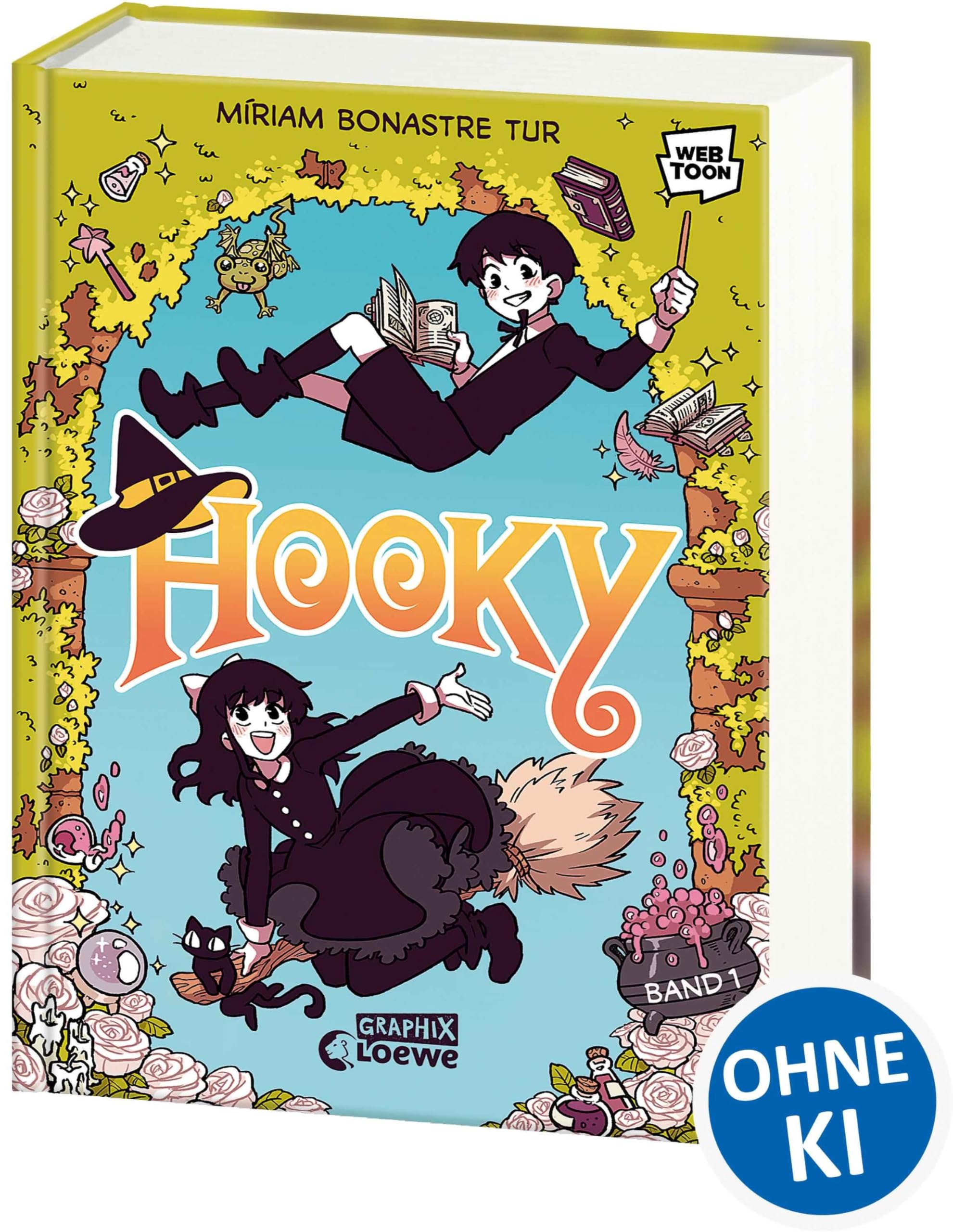 Hooky (Band 1): Der Webtoon-Erfolg endlich auf Deutsch und als hochwertiges Hardcover! - Freche Hexenzwillinge und eine erfrischend neuartige Welt erwarten dich - Für Kinder ab 10 Jahren