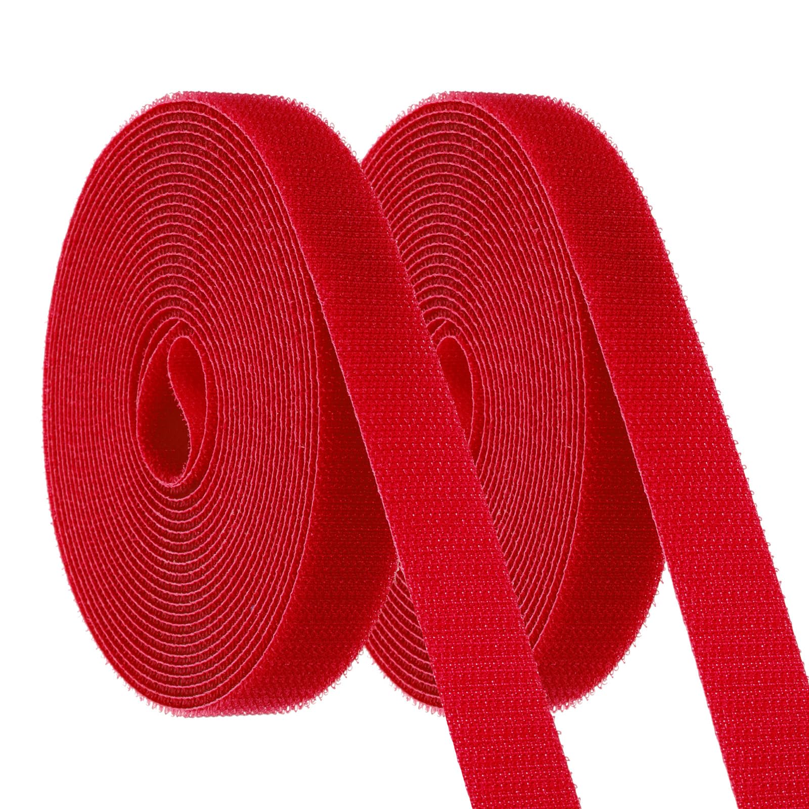 PATIKIL Carpet Marker Strips 20mm x 5 Meters, 2 Roll Floor Markers Nylon Strip Floor Marking Tape for Classroom Rug Teacher Supplies, Red
