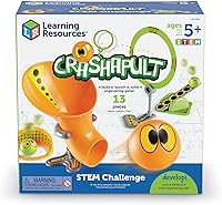 Vista 1 de Learning Resources Crashapult STEM Challenge, juego de catapulta STEM, 13 piezas, a partir de 5 años