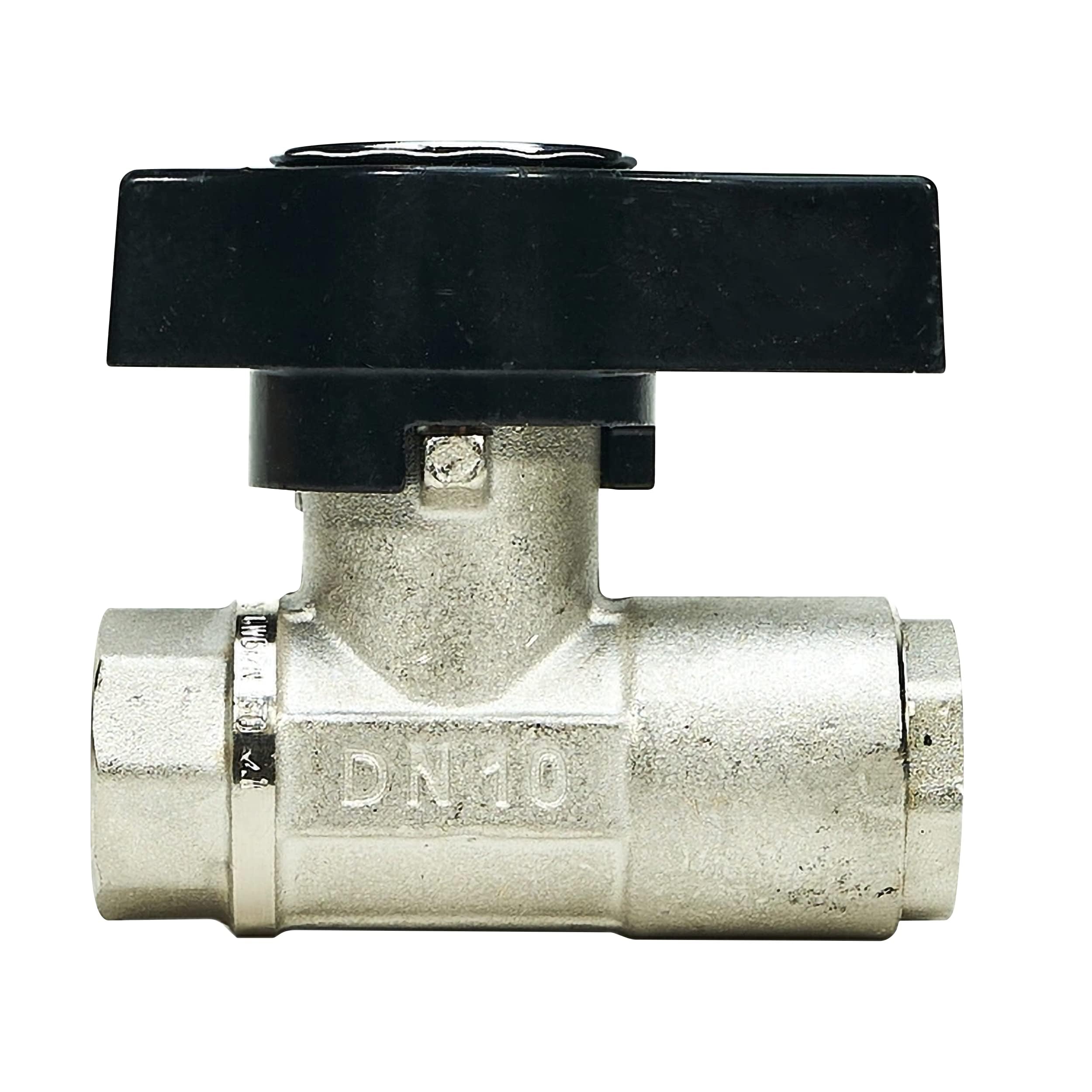 MTM Hydro Original DN10 Italian Brass Plated Ball Valve for Pressure Washing, Soft Washing and Industrial Applications