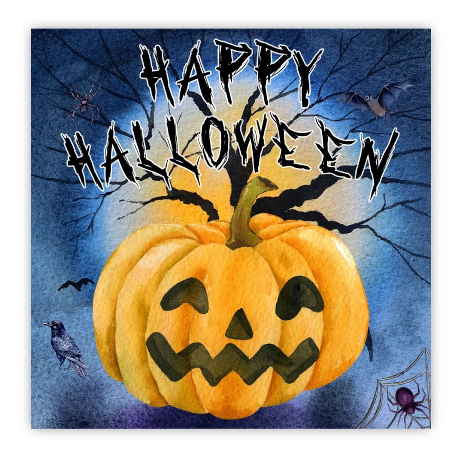 Panneau mural en bois Happy Halloween pour partager des moments magiques en famille