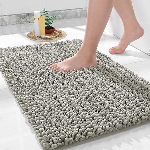 Yimobra - Tapetes de baño para baño, de 36.2 x 24 pulgadas, suaves, peludos, grandes, antideslizantes, superabsorbentes y gruesos, lavables a