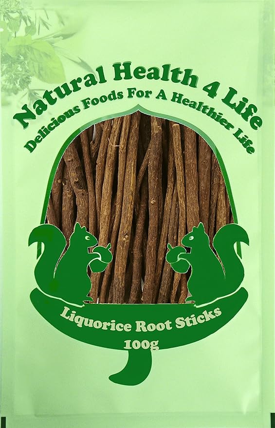 Natural Health 4 Life Herbal Dried Licorice/Liquorice Root Sticks Chew