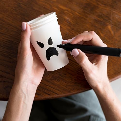 Miniatura 4 de Paquete de 100 Vasos de papel, tazas de café de 8 onzas, vasos de papel desechables, vasos de papel blanco para bebidas calientesfrías para oficina,