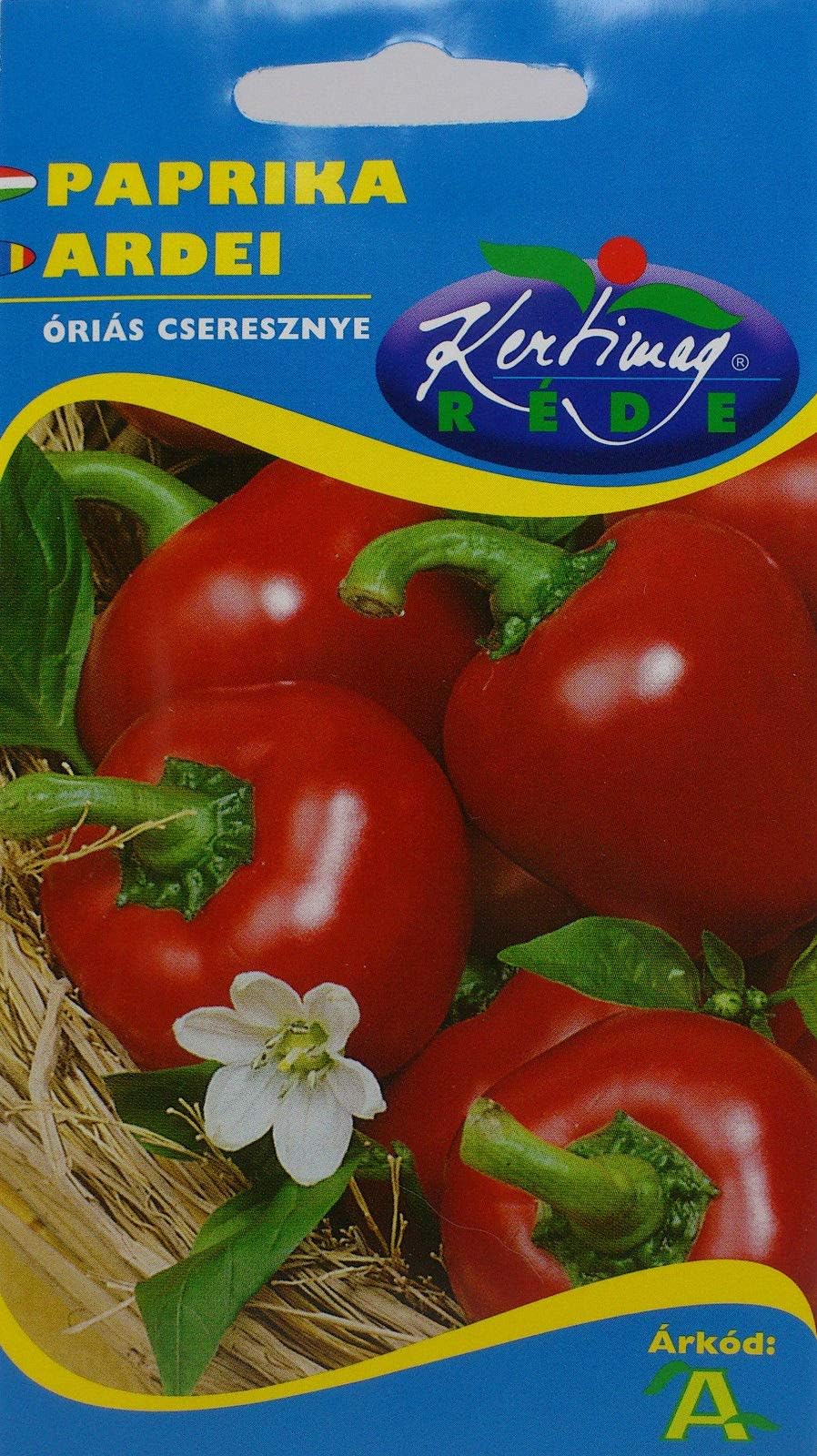 Portal Cool Hot Orias Cseresznye Hungarian Pepper Seeds. Giant Cherry. 0.5 G Seeds