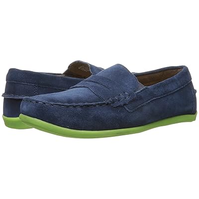 Florsheim Kids Jasper Driver Jr. (Toddler/Little Kid/Big Kid) Boys Shoes Blue Suede