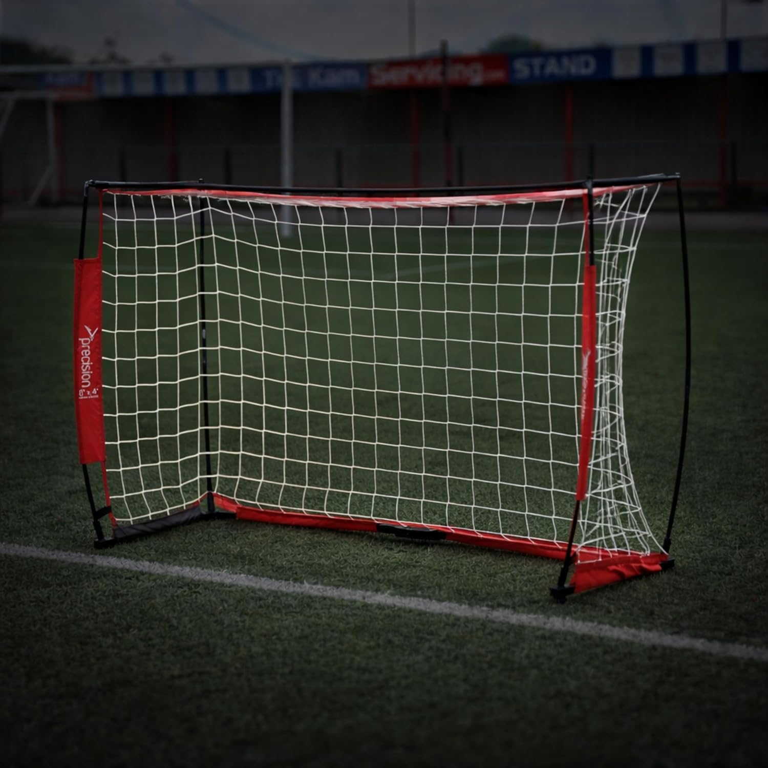 Precision Flexi Replacement Net, Knotless Polyester, Football, Futsal Goal, [Net Only], 100mm Mesh, Durable Training Netting |Goal Not Included |