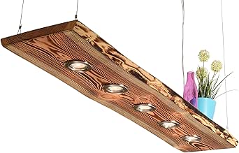 GBLY Plafoniera LED da soffitto in legno per soggiorno, camera da letto, corridoio