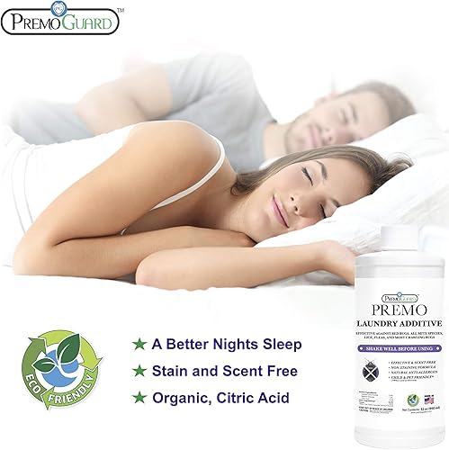 Miniatura 6 de Premo Guard - Detergente aditivo para ropa para insectos y ácaros - 32 onzas - Apto para niños y mascotas - Sin manchas y olor - Mejor tratamiento