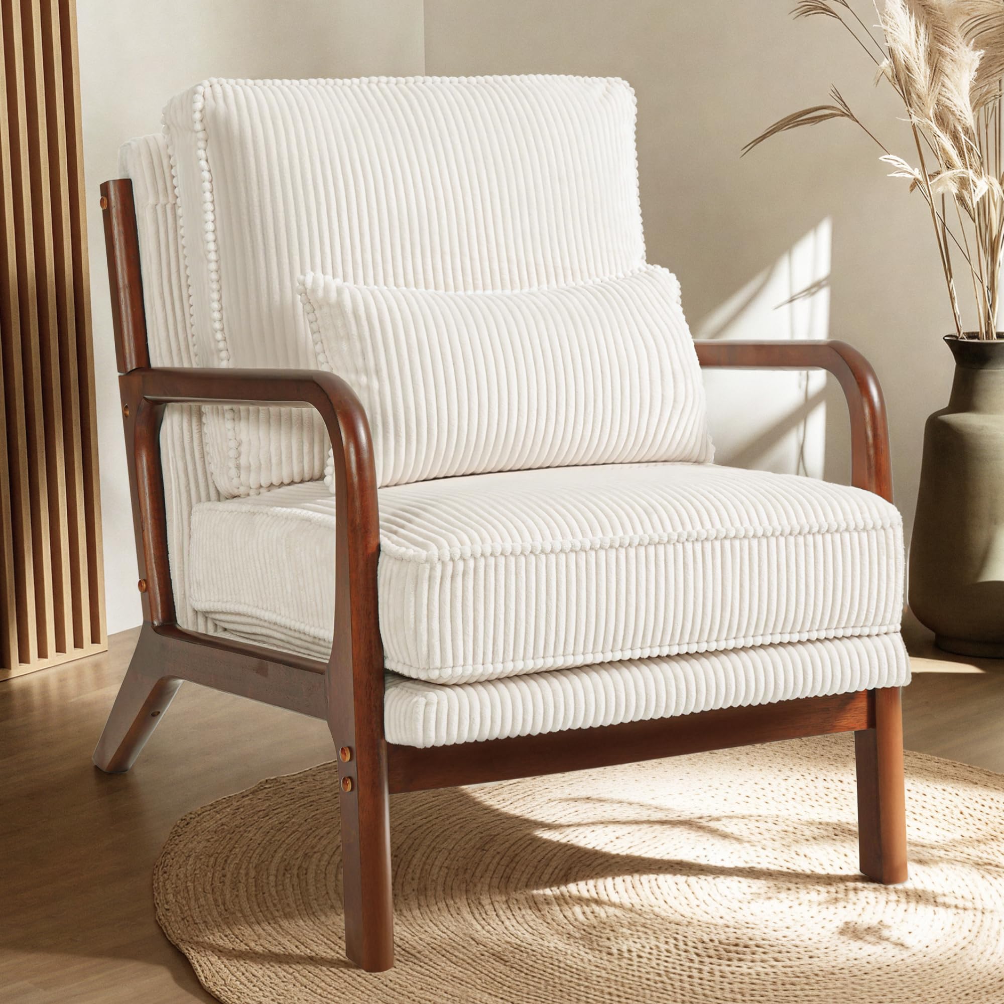 Amazon.com: FLEXISPOT AC1 Accent Chair, Mid-Century Modern