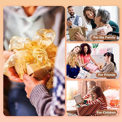 Miniatura 6 de Aeelike - Hilo para principiantes para ganchillo y tejer, 350 yardas (4 x 1.76 oz), hilo suave de mezcla de algodón y nailon, fácil de usar para