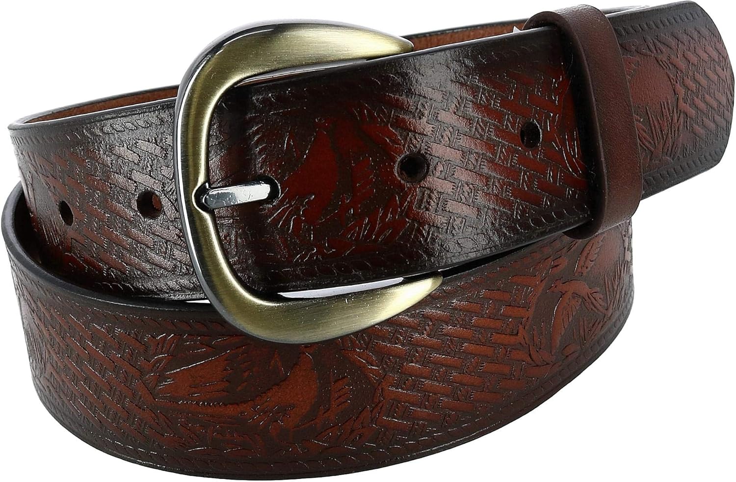 mens belt with removable buckle