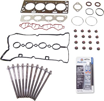 CPWK296 Head Gasket Set Bolt Kit Fits 09-11 Chevrolet Aveo Pontiac G3 1.6L DOHC 16V LXV