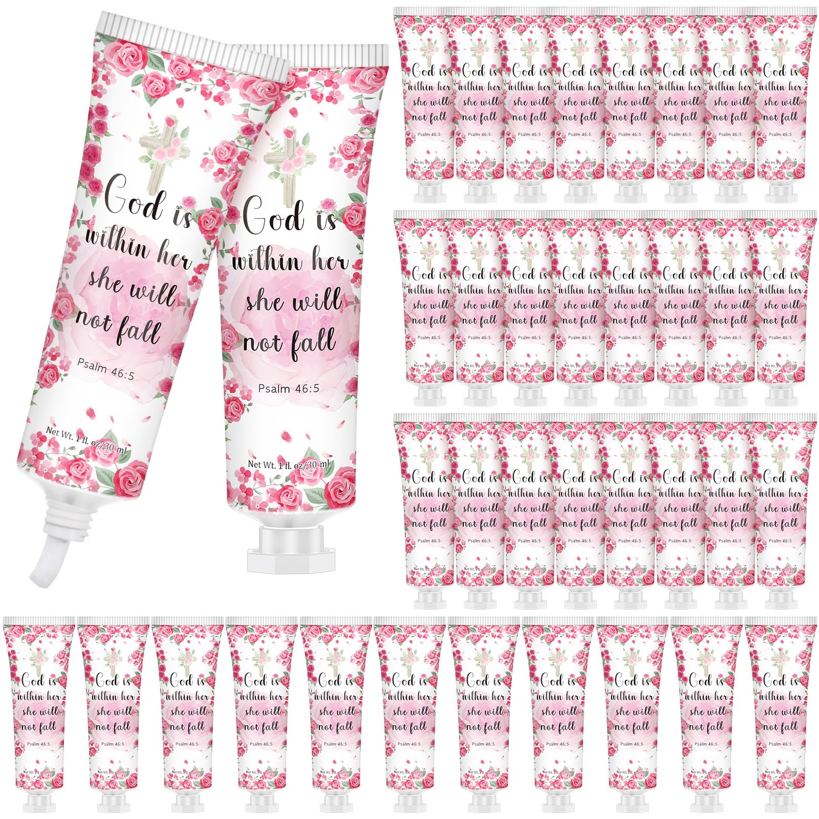 36 Pack Christmas Christian Hand Cream Mini Travel Gifts for Women 36 Christian