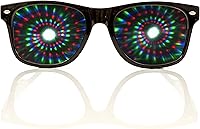Vista 7 de Gafas de difracción en espiral: para raves, festivales y más