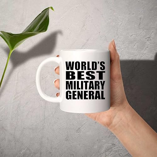 Miniatura 3 de World's Best Militar General  Taza de café blanca de 12.8fl oz, taza de té de cerámica  para amiga colega jubilación, graduación, cumpleaños,