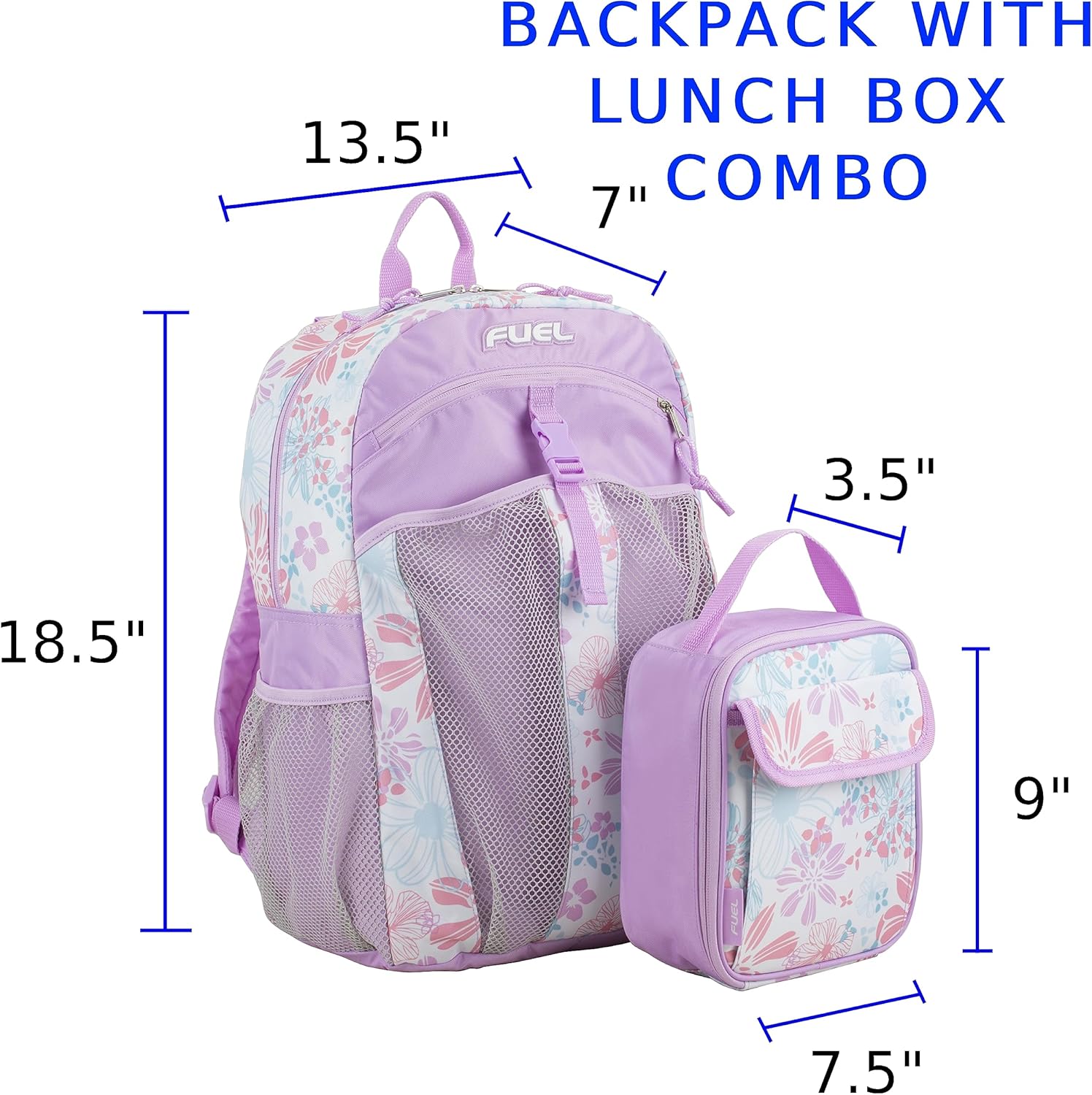 FUEL Travel Backpack Cooler Bag Lunchbox for Work Insulated Cooler Bag Lunch Bag Work Hiking Water Bottle Pockets
