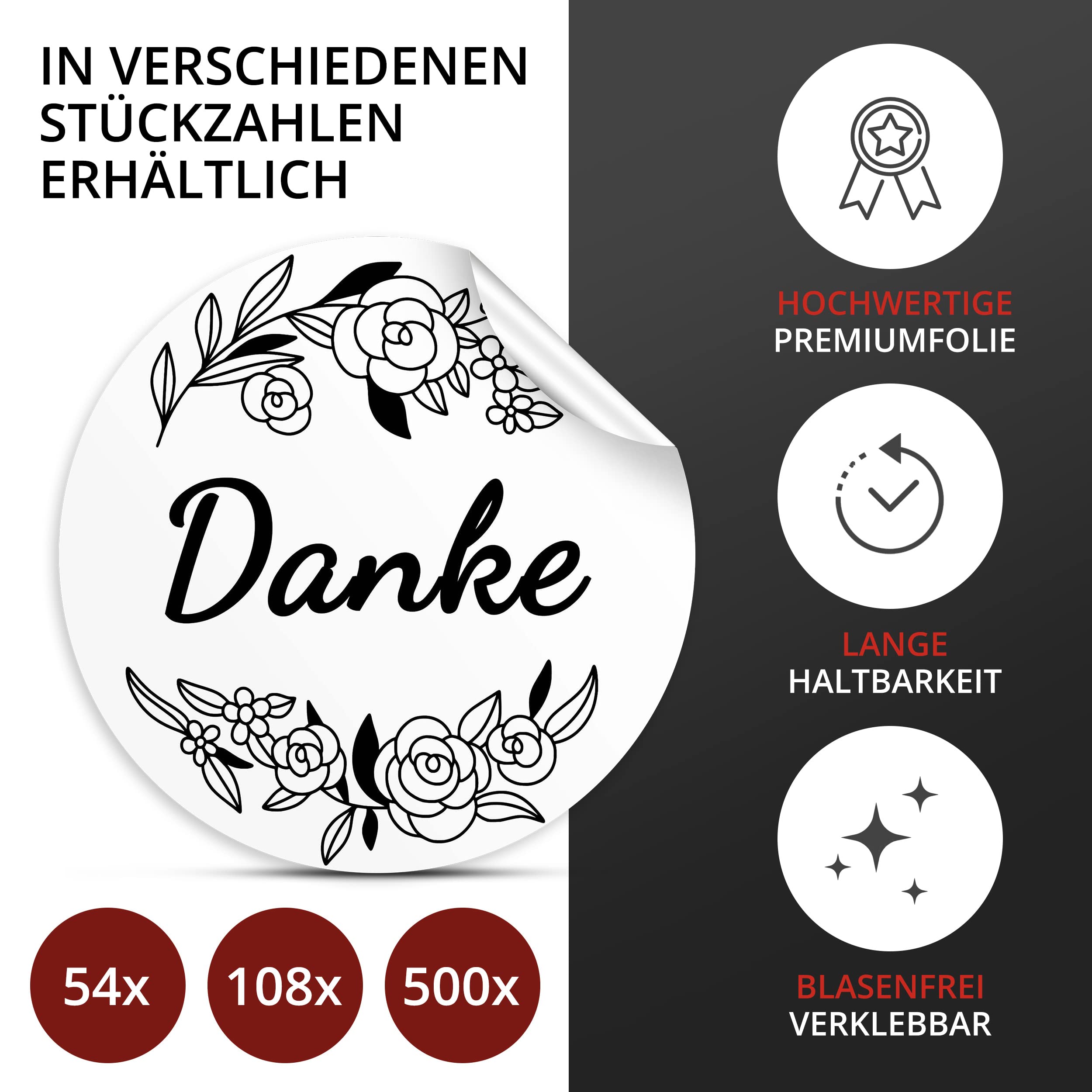 Epic Modz Geburtstagsparty-Aufkleber – 36 Stück, 4x4 Cm, Mit Dankesaufschrift, Für Partytüten & Kleidung