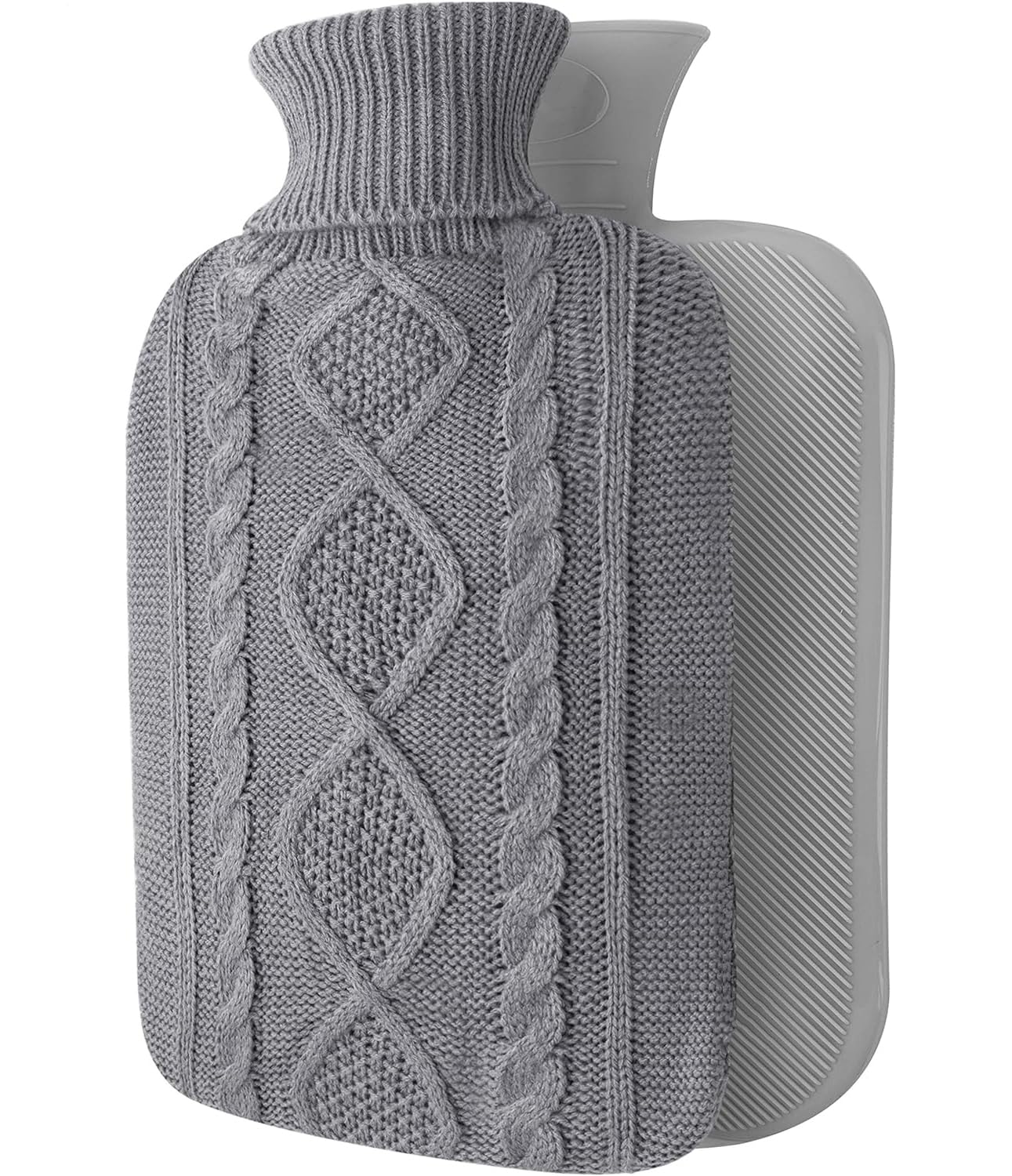 Premium Hot Water Bottle with Soft Cover - Pain Relief -13 Premium Hot Water Bottle with Soft Cover - Pain Relief -13