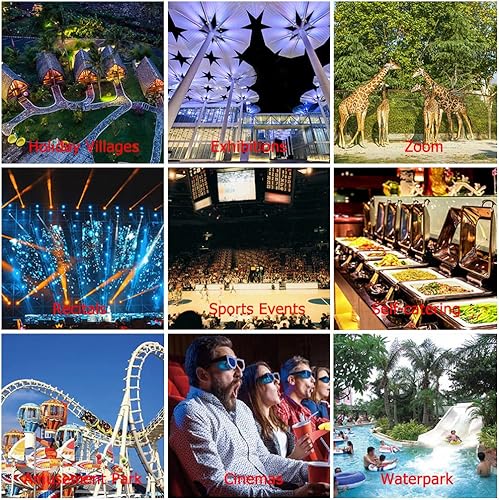 Miniatura 6 de Kaxich 500 pulseras de papel para eventos, impermeables, de neón, pulseras de papel para eventos, clubes, festivales de música, conciertos,