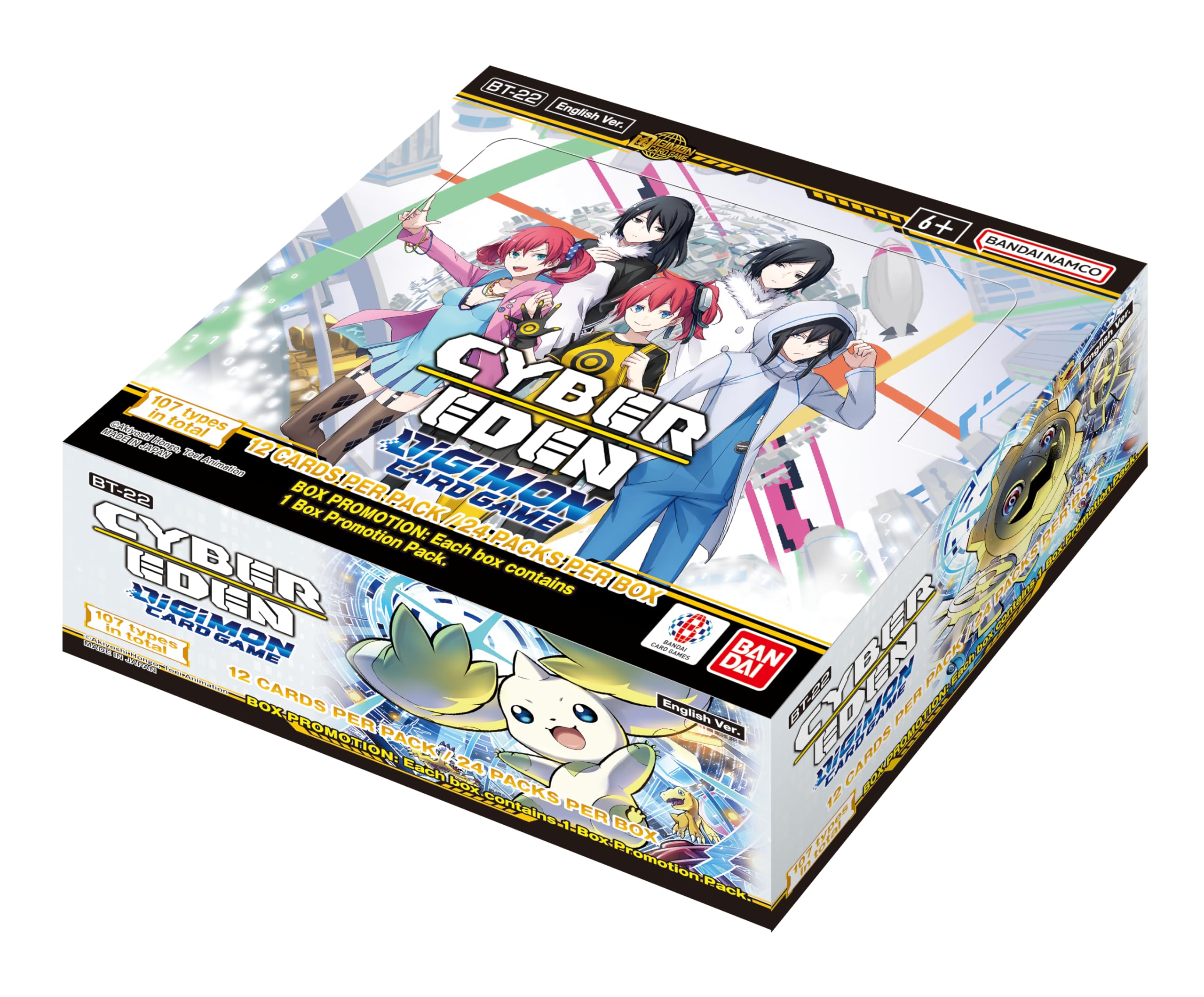 デジカ SR以下4コン CYBER EDEN BT-22 Amazon.com: BANDAI | Digimon Card Game: Booster Set - Cyber