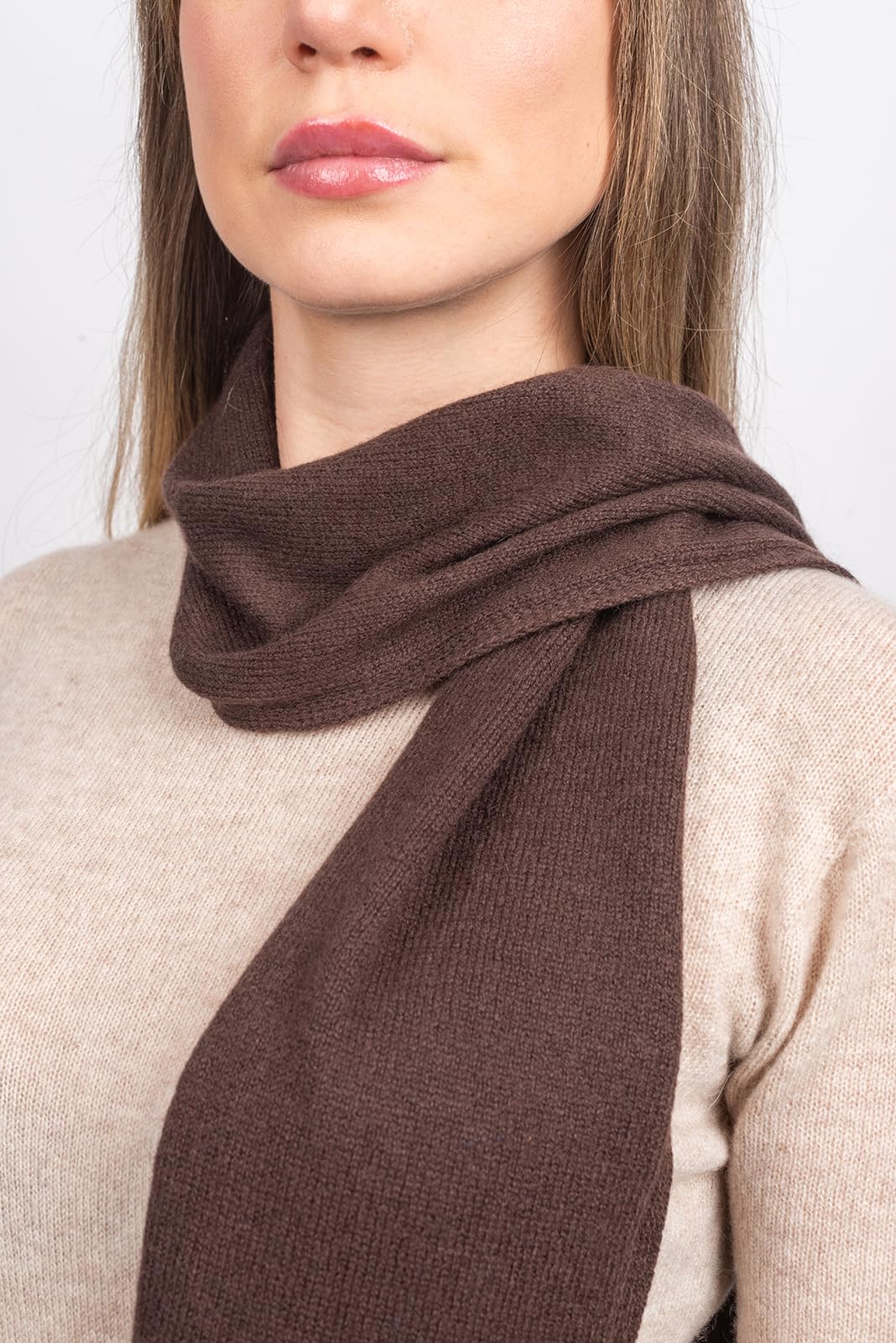 Dalle Piane Cashmere Damen Mini Schal 100% Kaschmir