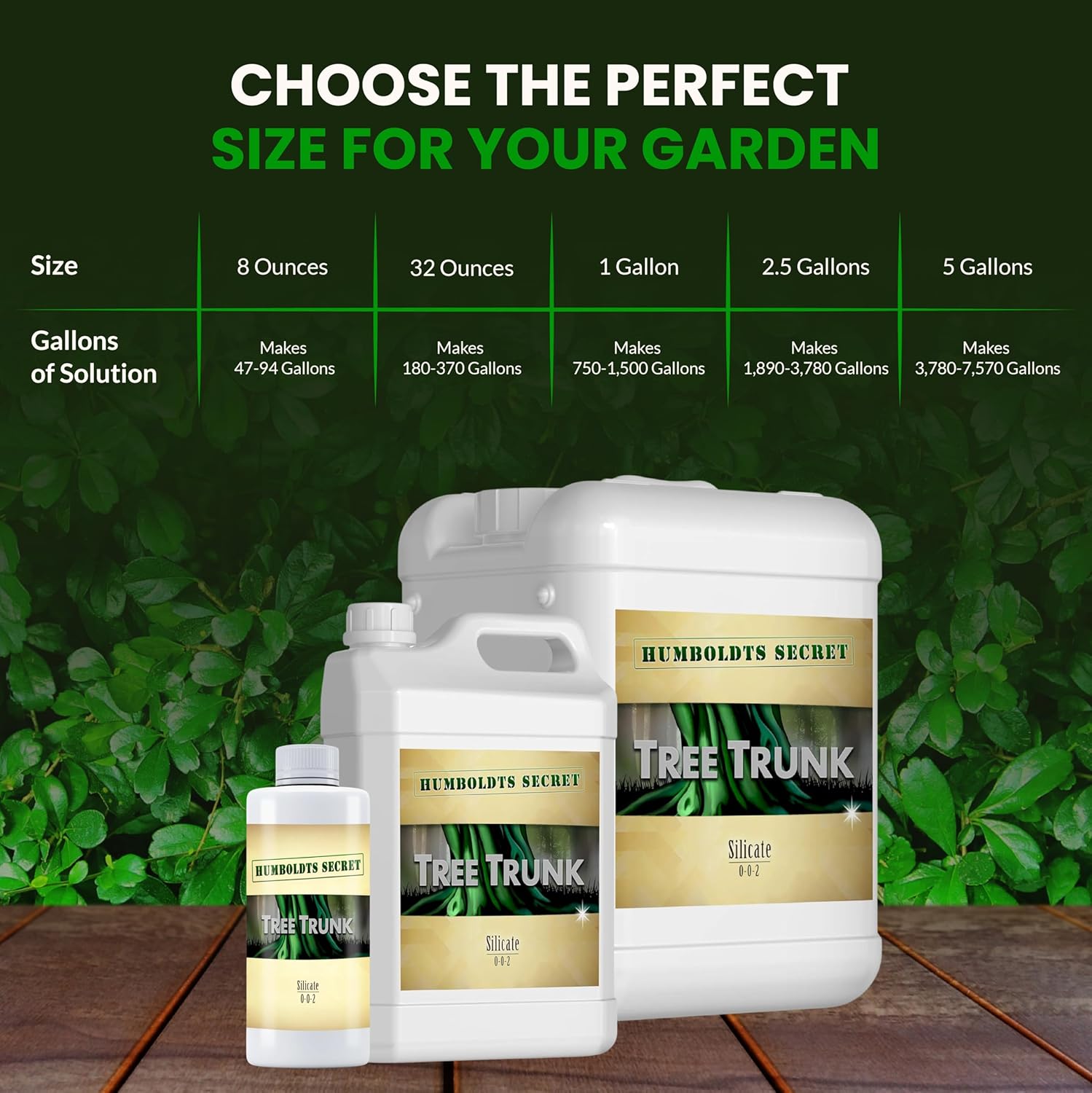 Humboldts Secret Tree Trunk | Potassium Silicate Additive | Liquid Fertilizer for Thicker Stalks, Stress Resistance & Branch Development | Indoor & Outdoor Plant Food, Hydroponic Nutrients, 32 Ounce - Image 7