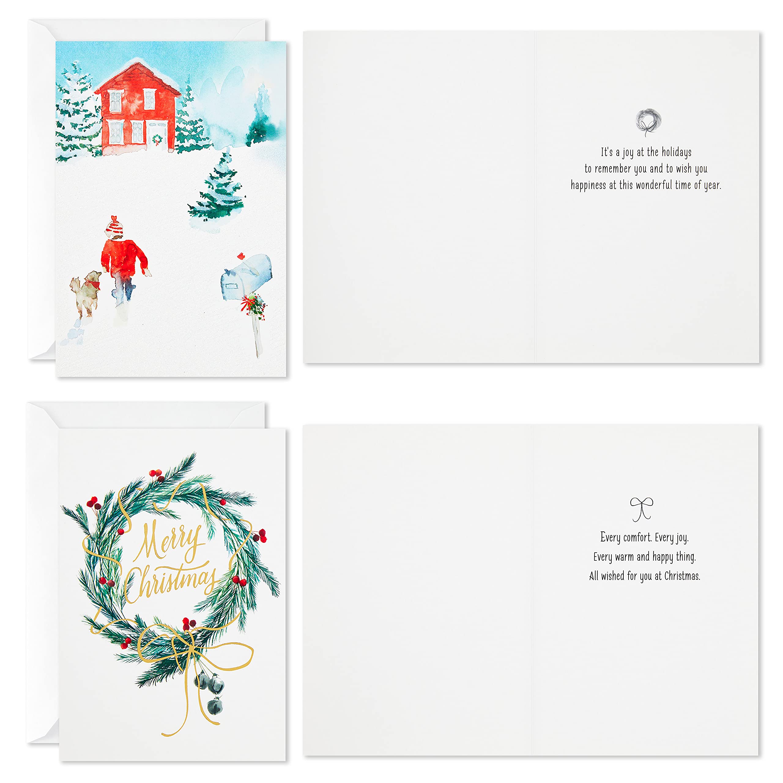 Hallmark Biglietti Di Natale Religiosi In Scatola, Stelle Dorate (40