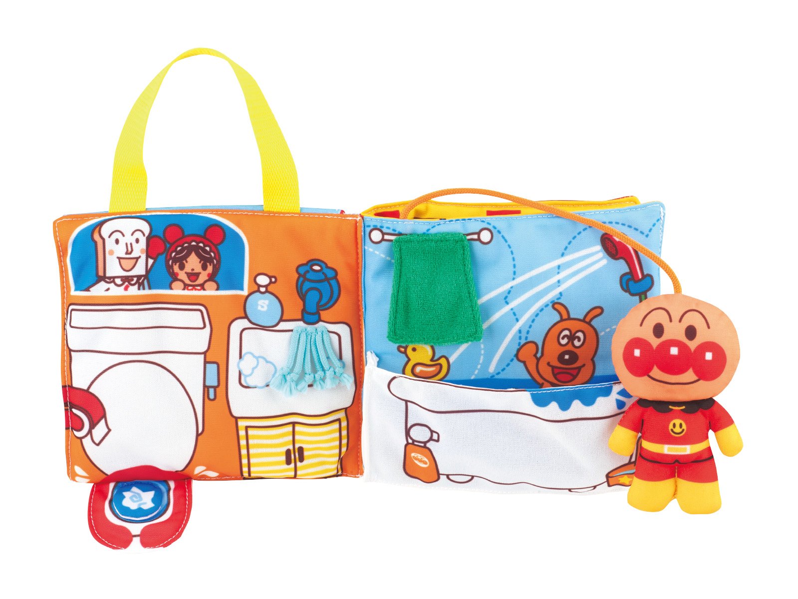 Amazon.co.jp: ベビラボ アンパンマン 1才の布えほん アンパンマンと