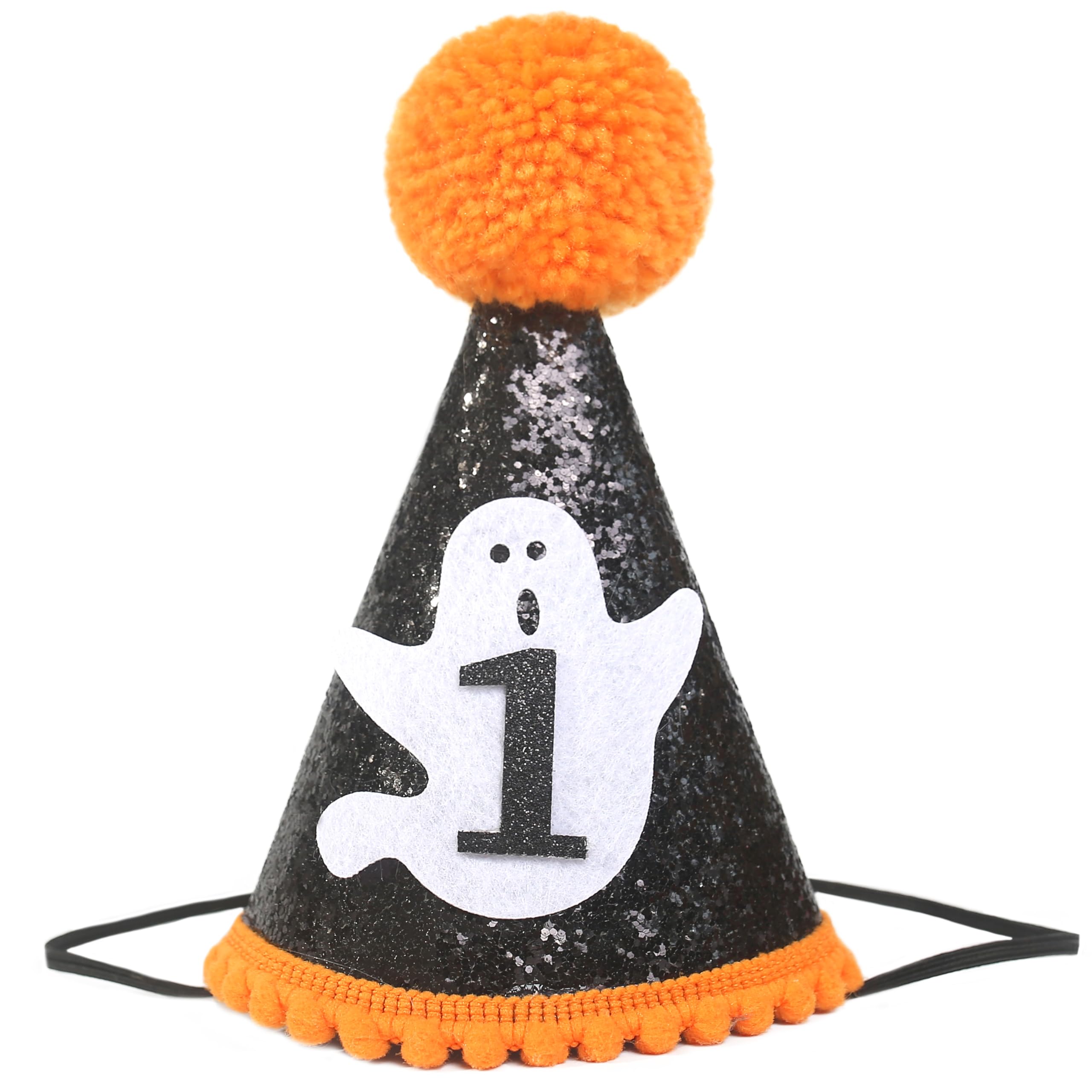 Hey Boo Kids' Cute Ghost Crown - Halloween First Birthday Decoration Hat