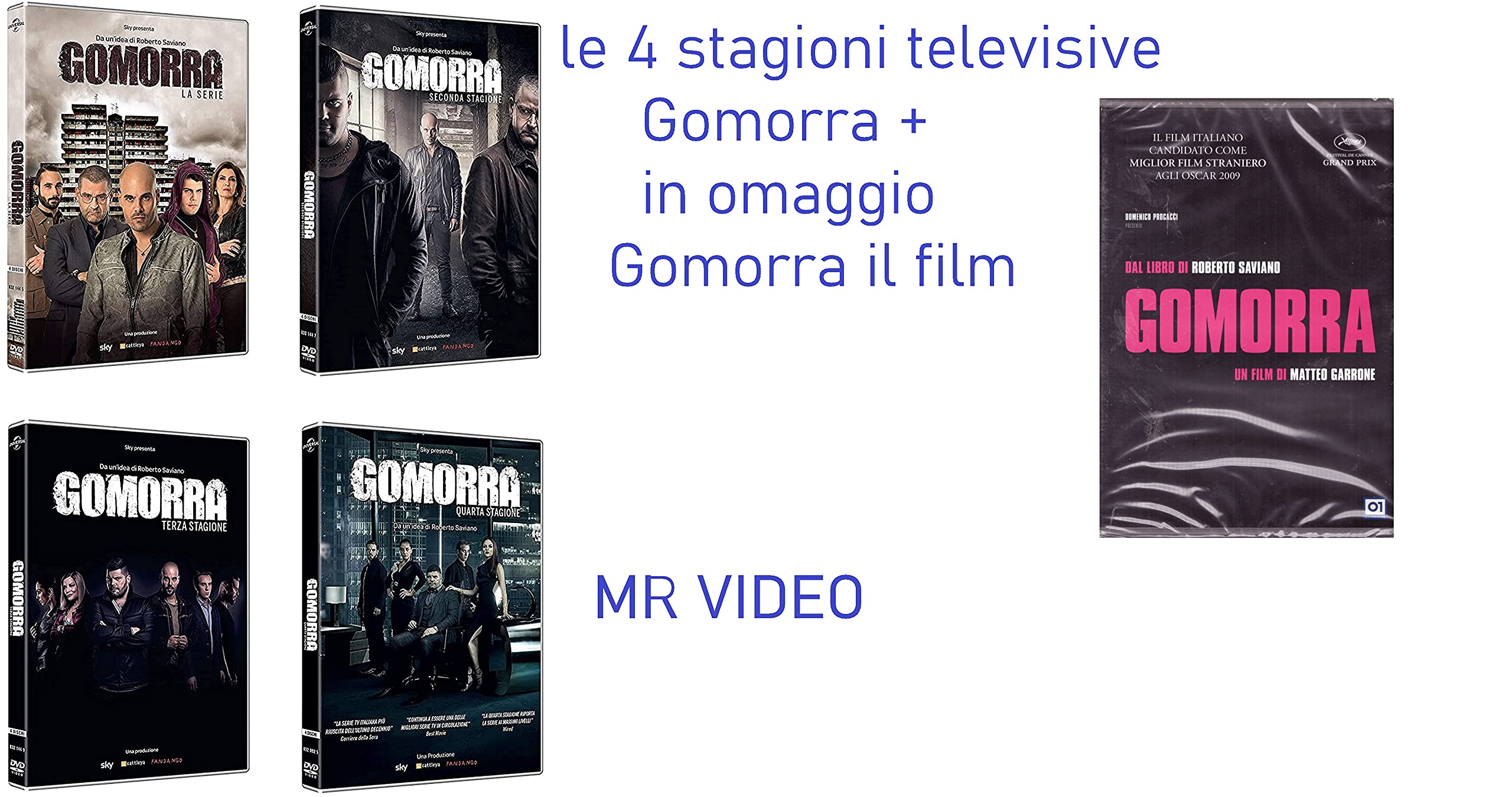 GOMORRA STAGIONE 1-4+ IL FILM DI GOMORRA IN OMAGGIO