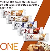 Vista 4 de ONE - Barras de proteína, sabor Peanut Butter Cup (mantequilla de maní) barras de proteína sin gluten con 0.71oz (20 g) de proteína