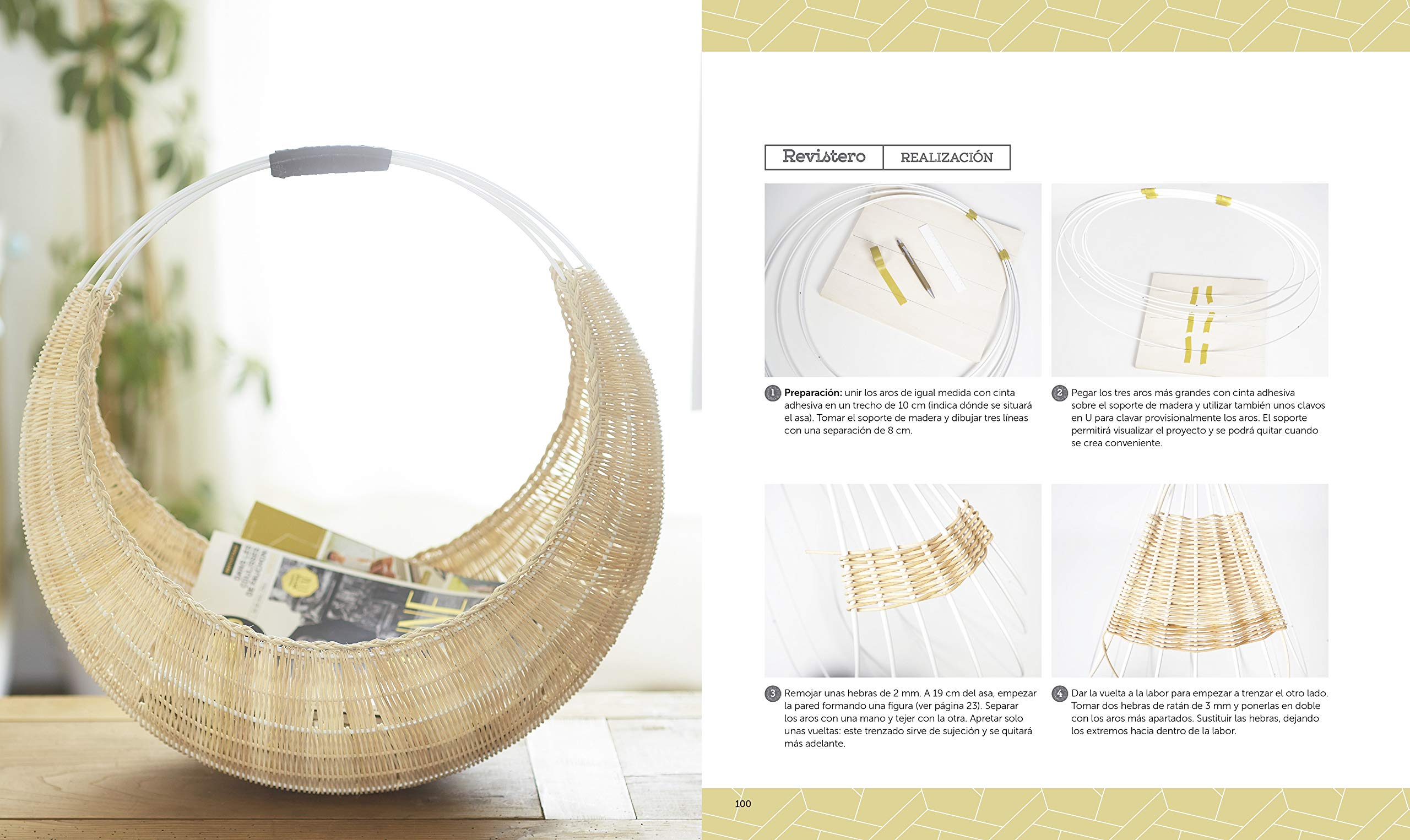 Cestería paso a paso: Iniciación a las técnicas y 22 proyectos