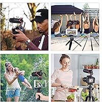 Vista 6 de Micrófono de video COMICA CVM-V30 LITE, micrófono de escopeta súper cardioide con condensador para cámara Canon Nikon Sony Panasonic DSLR, micrófono