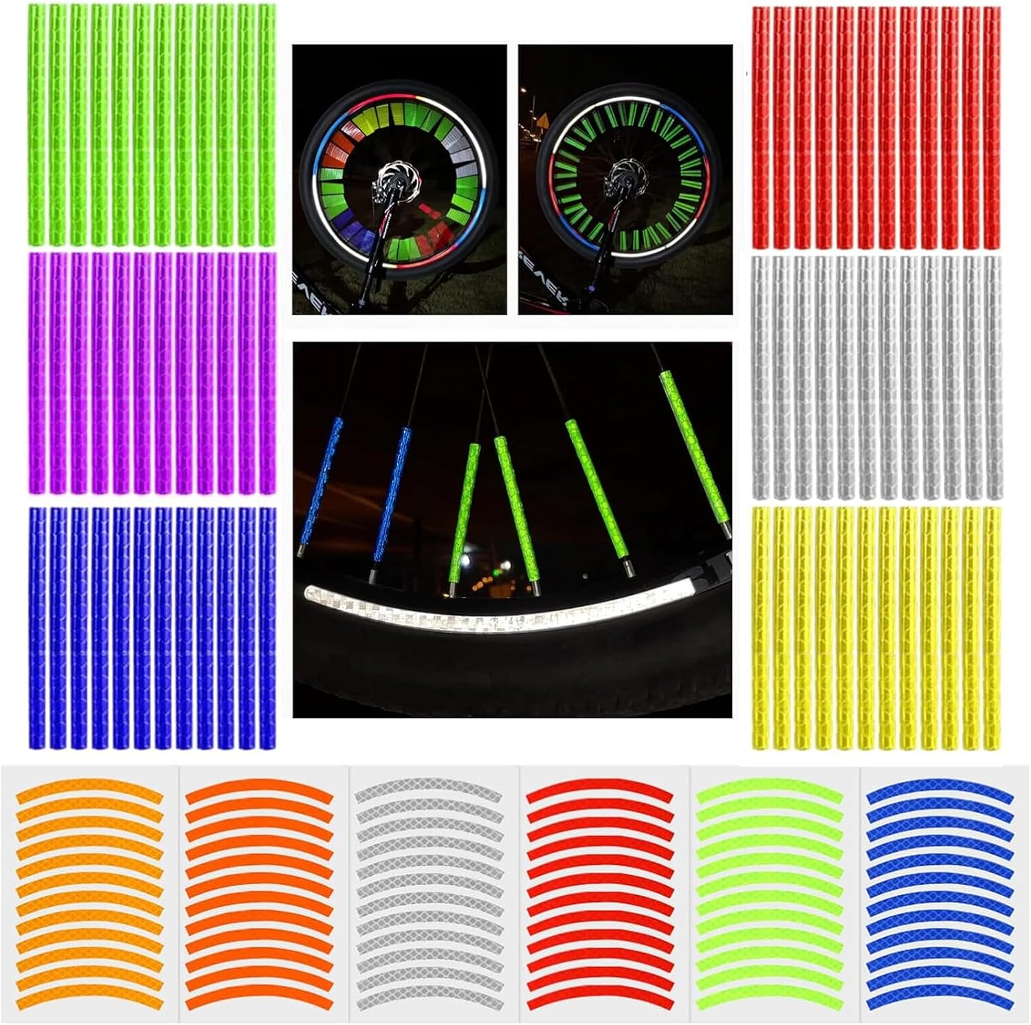 VELLUSTRA Fahrradspeichen Perlen 210 Stück - Bunte Speichendekoration Für Kinder