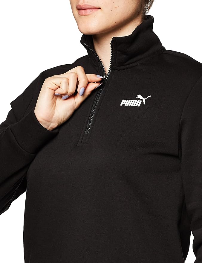 PUMA womens Essentials+ Half-zip Fleece 