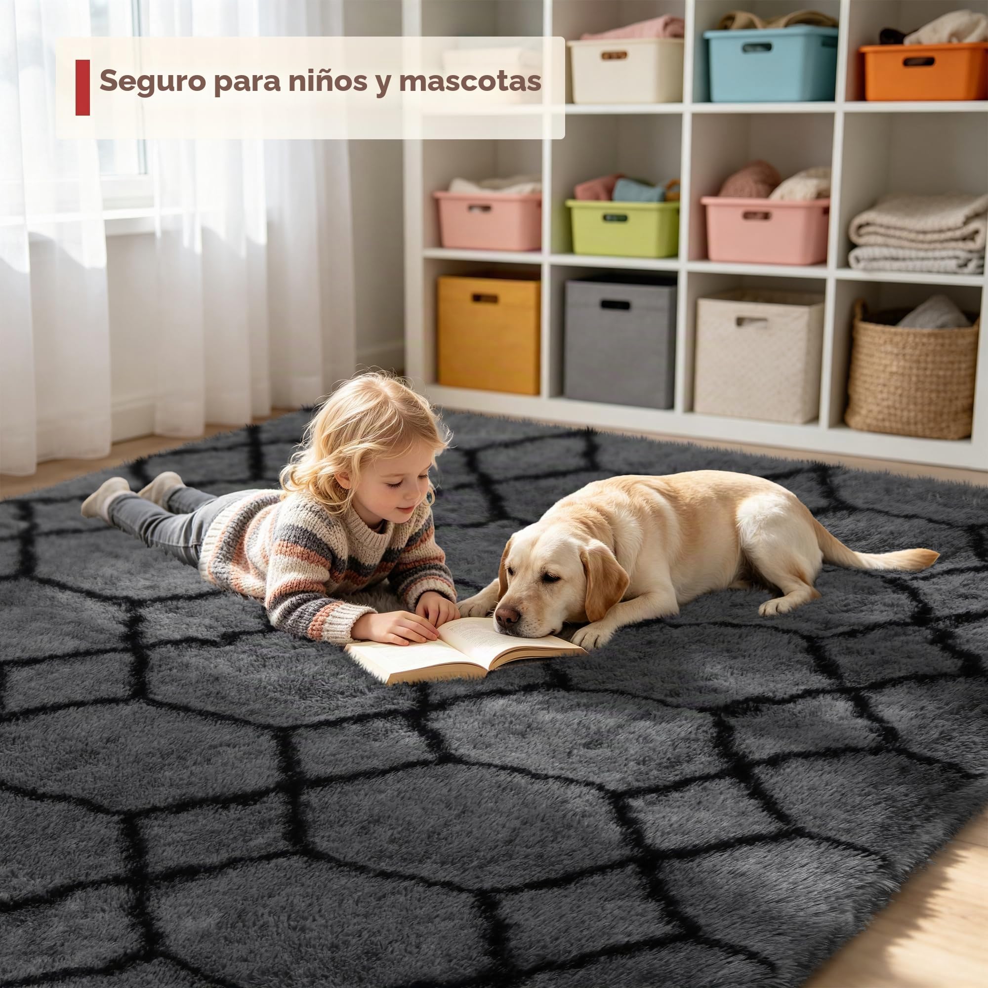 Alfombra geométrica para dormitorio, 120x180, gris y negro, alfombras de sala de estar para habitación de niños, bebé, guardería, dormitorio, decoración de salón, alfombra de piso espesor