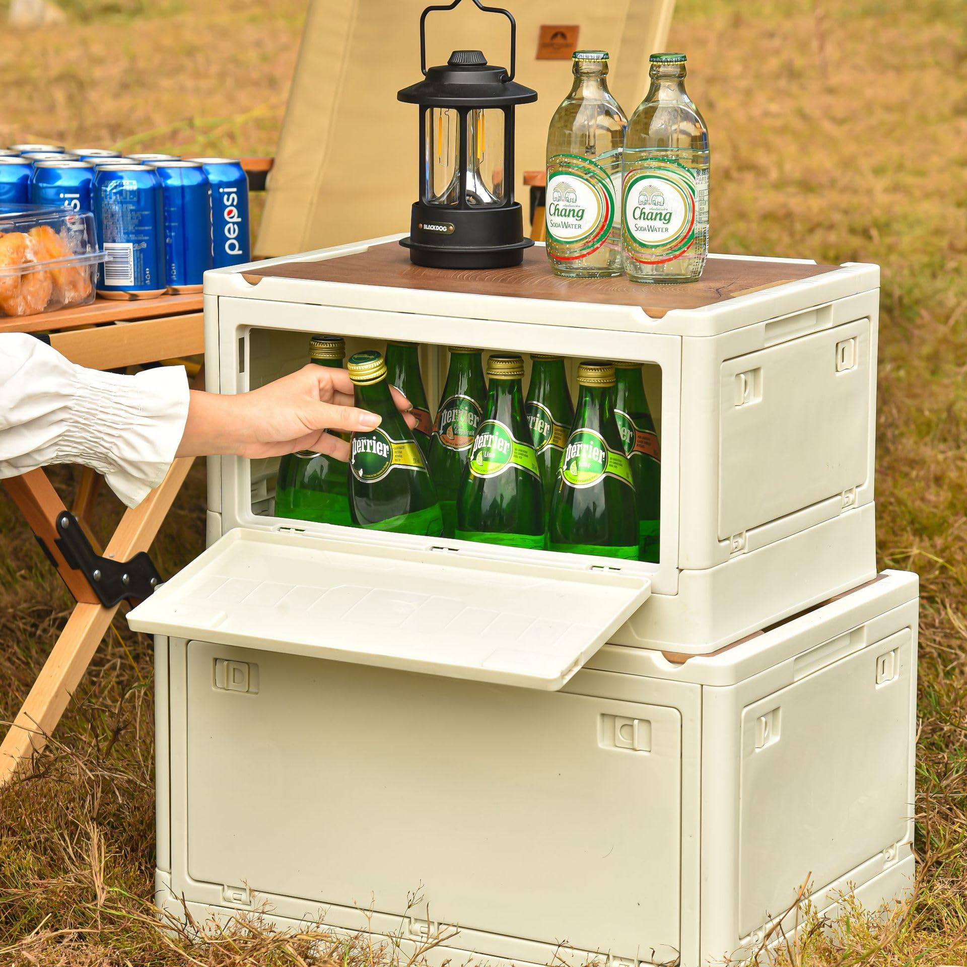 Amazon.co.jp: アウトドア用収納ボックス コンテナボックス 収納ケース